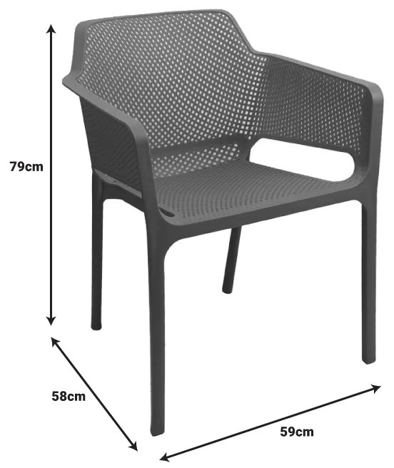 Πολυθρόνα Oviez pakoworld pp σε cappuccino απόχρωση 59x58x79εκ - 326-000028