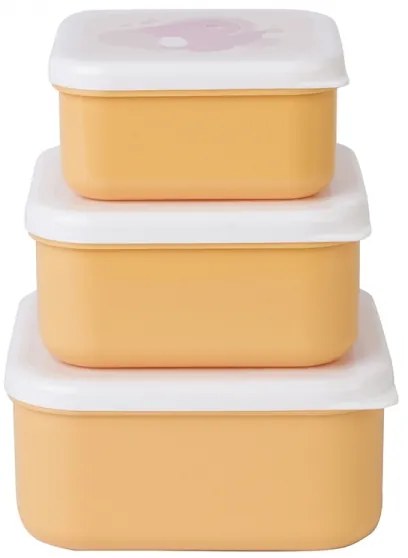 Σετ 3τμχ δοχεία φαγητού Saro Dinos