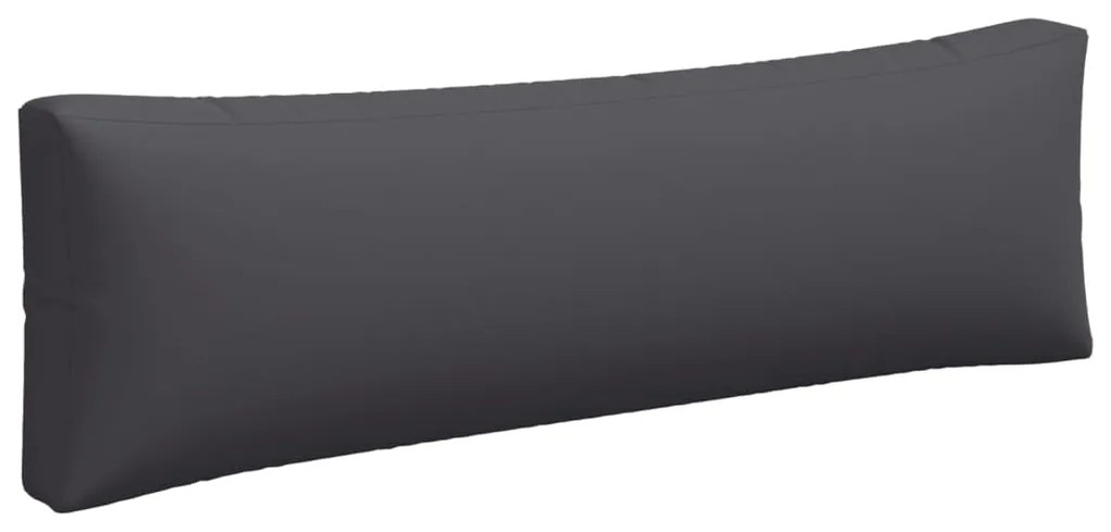 vidaXL Μαξιλάρια Καναπέ Παλέτας 3 τεμ. Ανθρακί Υφασμάτινα