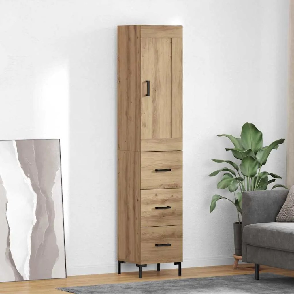 Highboard Artisan Oak 34,5 x 34 x 180 εκ. Επεξεργασμένο ξύλο