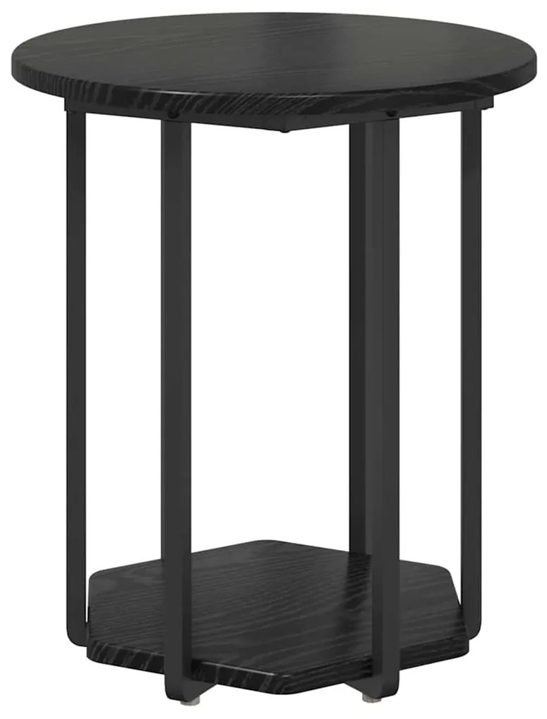 vidaXL Σετ βοηθητικά τραπεζάκια 2 pcs Μαύρη δρυς 50 x 50 x 50.5 cm
