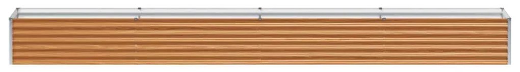 vidaXL Υπερυψωμένη Ζαρντινιέρα 390 x 50 x 36 εκ. Επικαλυμμένος Χάλυβας