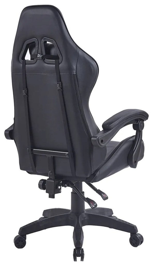 BF7850 Gaming Πολυθρόνα Γραφείου Διευθυντή Pu Μαύρο 63x70x117/127cm