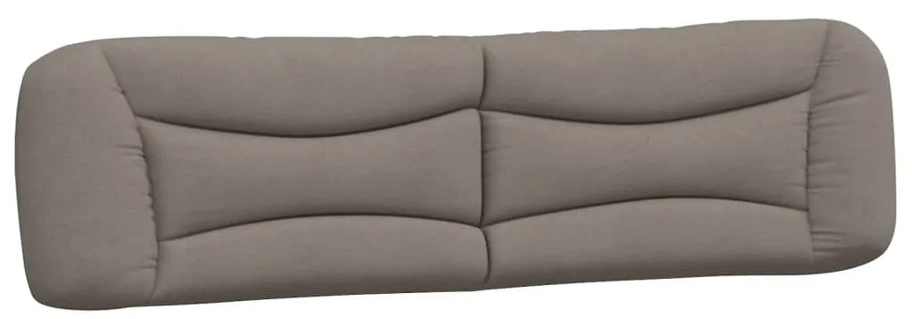 vidaXL Μαξιλάρι για Κεφαλάρι Taupe 200 εκ. Υφασμάτινο
