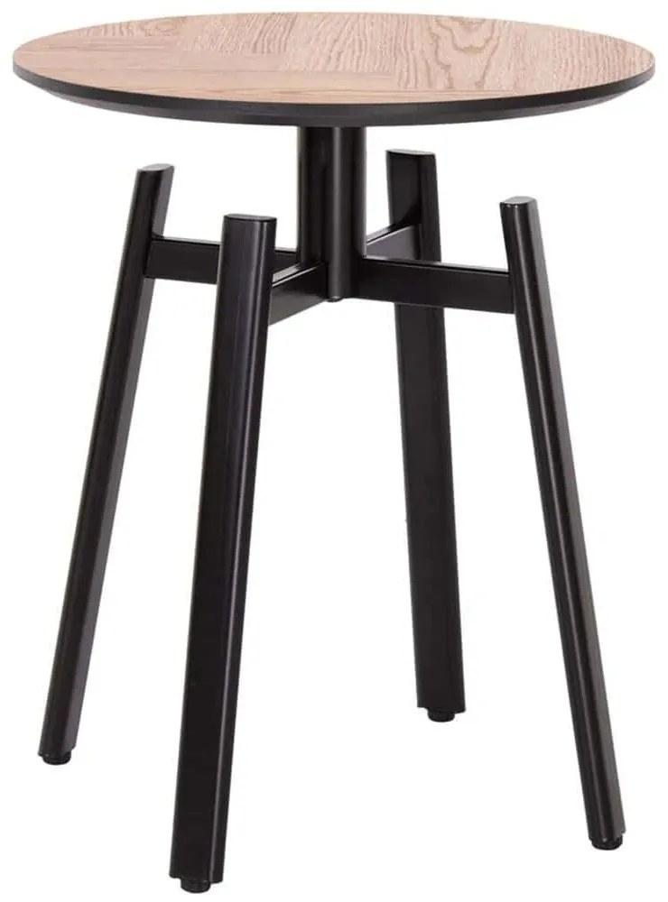 Τραπεζάκι Βοηθητικό Norton HM18036.03 Φ45x55,5cm Sonoma-Black