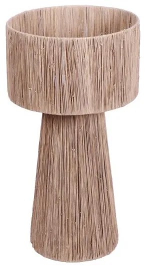 Επιτραπέζιο φωτιστικό Chenz Inart sisal Φ35x65εκ 337-000018 337-000018 Καφέ