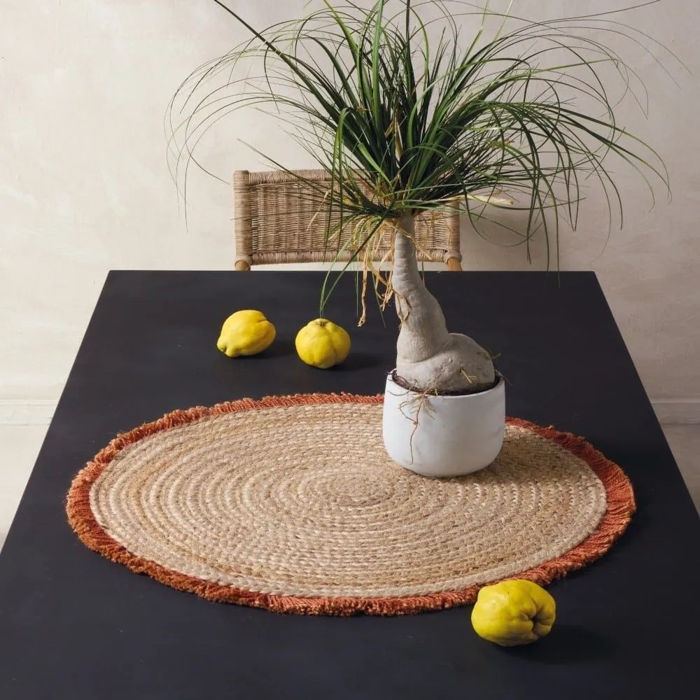 Σουπλά Yute 246 Natural-Brown Kentia 70x70cm Jute