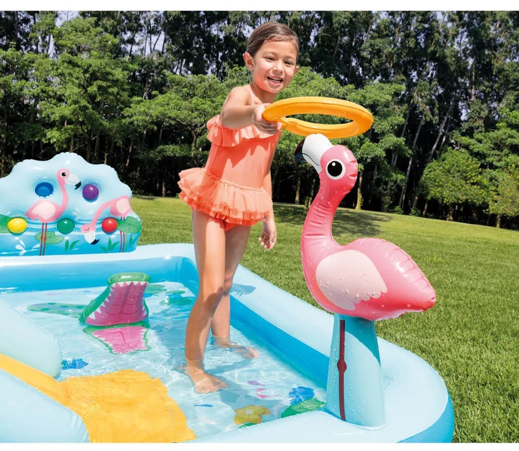 Intex Πισίνα Jungle Adventure Play Center 2.44x1.98mx71cm