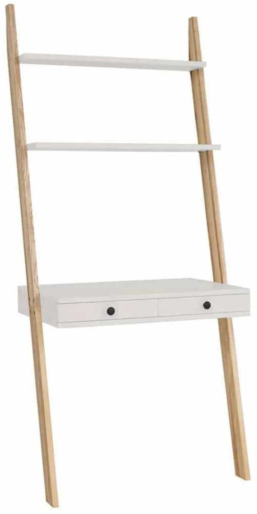 Γραφείο Ladder Leno LENOO8 79x49x183cm Pearl Grey