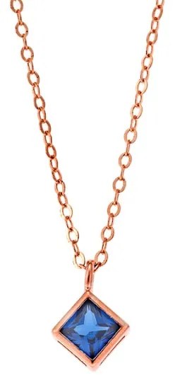 Μενταγιόν Senza Silver 925 Rose Gold Plated