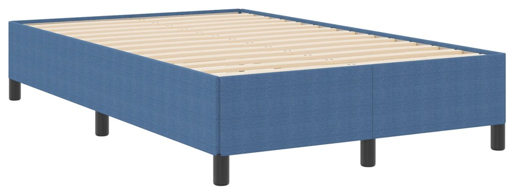 vidaXL Κρεβάτι Μπλε 120x200 εκ. από Κορδέτα