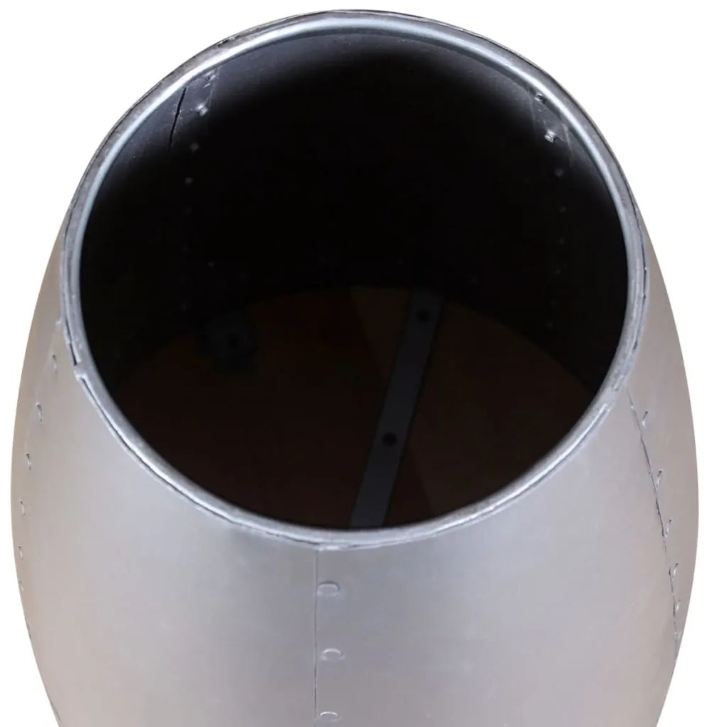 vidaXL Σκαμπό Aviator από Μασίφ Ανακυκλωμένο Ξύλο