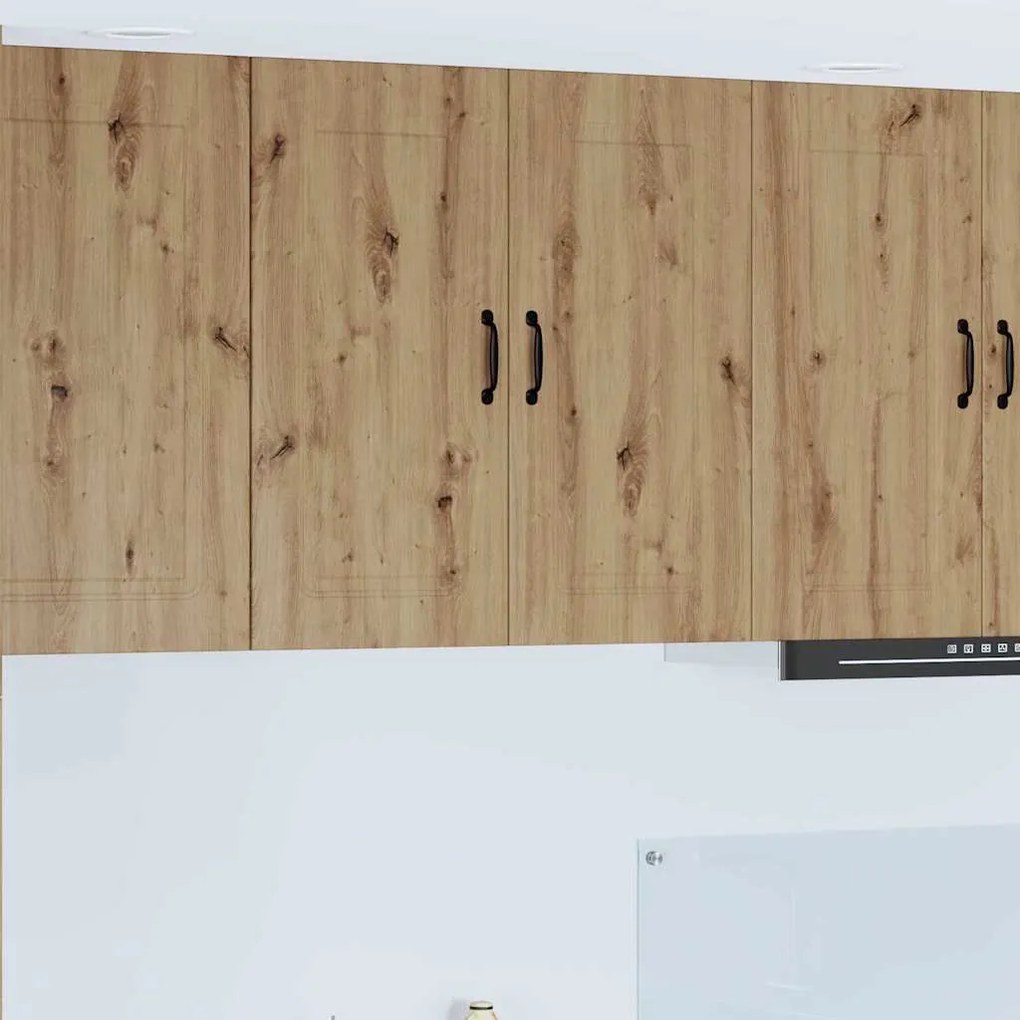 vidaXL Κρεμαστό ντουλάπι κουζίνας με ράφι Artisan Oak 80 x 31 x 80 εκ.