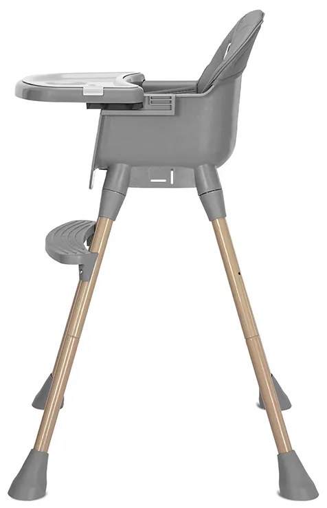 Καρεκλάκι φαγητού Vanilla 3in1 Grey Leather 10100572506 Lorelli