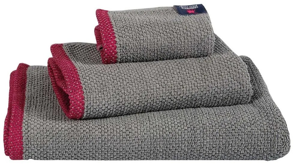 Πετσέτες 4102 (Σετ 3τμχ) Grey Greenwich Polo Club Σετ Πετσέτες 70x140cm 100% Βαμβάκι