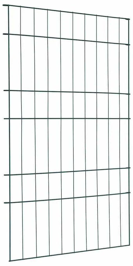 vidaXL Σετ φράχτη για λιμνούλες 8 pcs Πράσινο 50 x 80 cm Ατσάλι