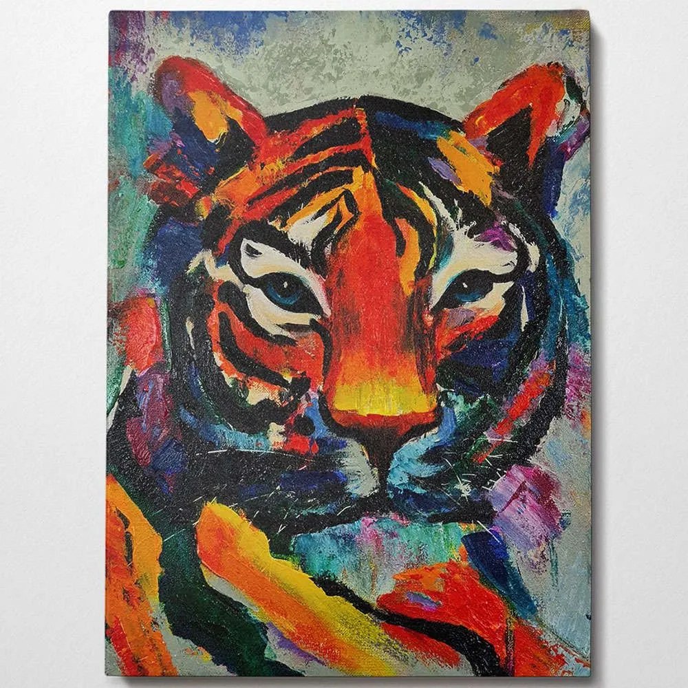 Πίνακας Καμβάς 405HND1198 50x70cm Multi Wallity Vertical Ξύλο, Καμβάς
