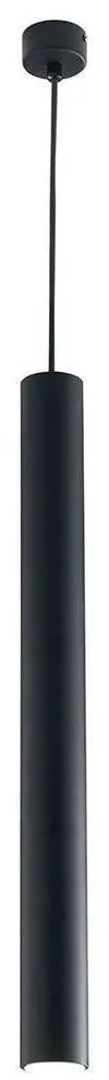 Φωτιστικό Οροφής Fluke I-FLUKE-S NERO 1xGU10 Φ5,5cm 60x200cm Black Luce Ambiente Design Metal