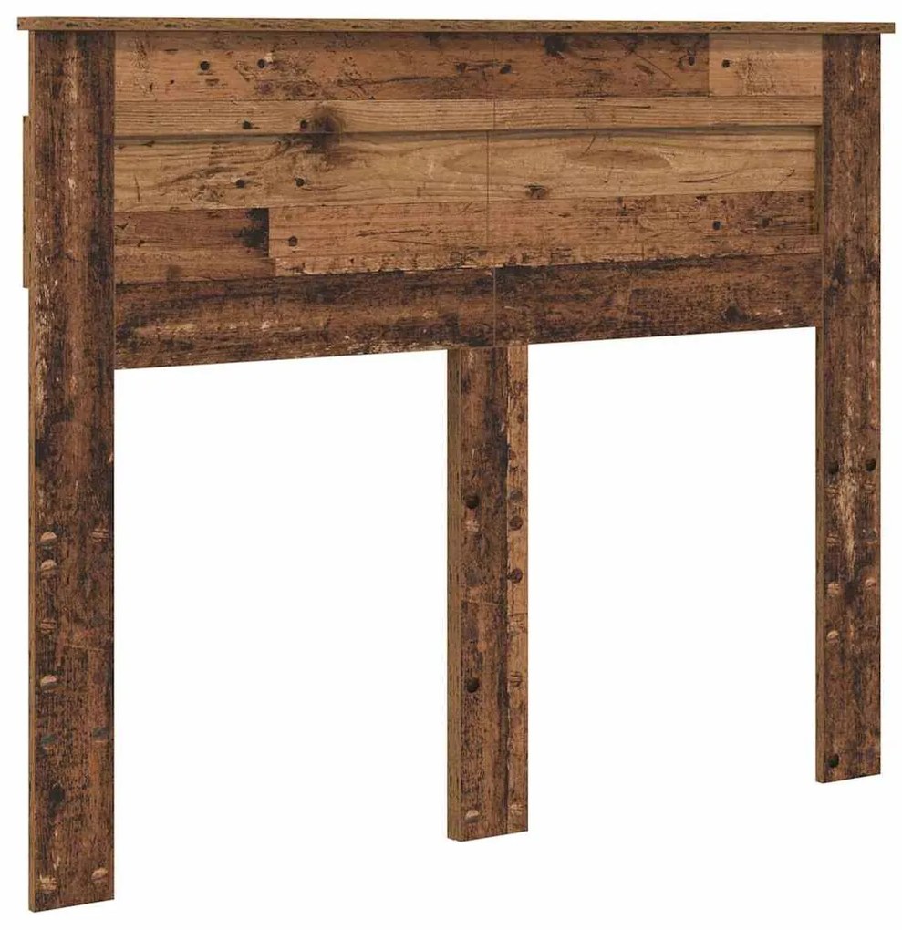 vidaXL Κεφαλάρι με κεφαλάρι Παλιό Ξύλο 135 cm Επεξεργασμένο ξύλο