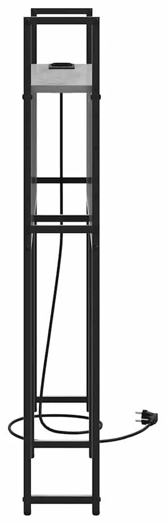 vidaXL Κεφαλάρι Αποθήκης Γκρι sonoma 75 cm Επεξεργασμένο ξύλο