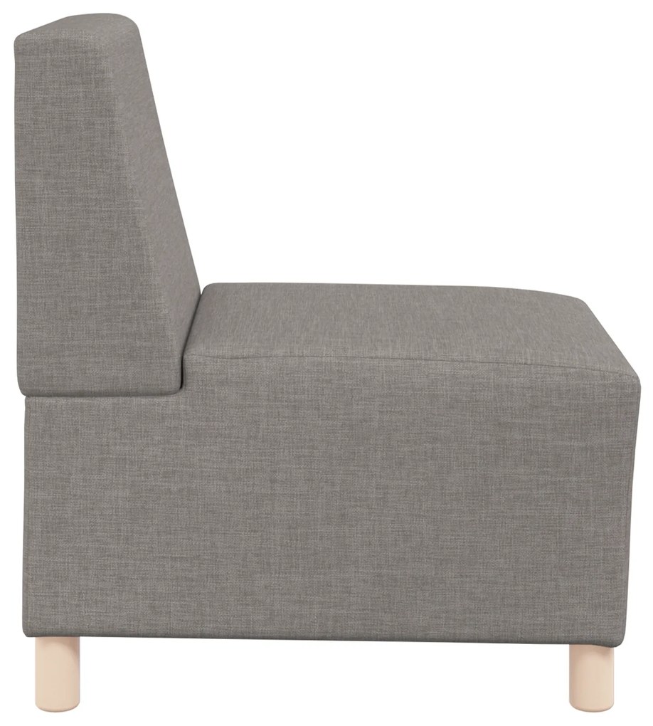 vidaXL Καθίσμα Σαλονιού 2 pcs Taupe 55 x 74 x 82 εκ. ύφασμα