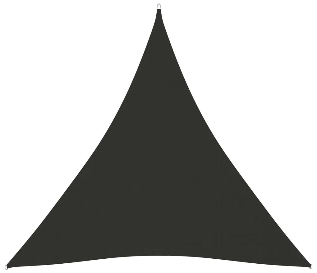 vidaXL Πανί Σκίασης Τρίγωνο Ανθρακί 4,5x4,5x4,5 μ. από Ύφασμα Oxford