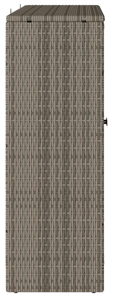 vidaXL Ντουλάπα Αποθήκευσης Γκρι 100x36x102 εκ Ρατάν