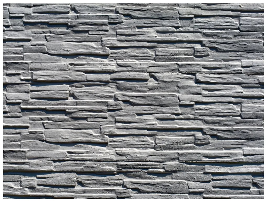 Φωτοταπετσαρία - Grey stone wall 200x154