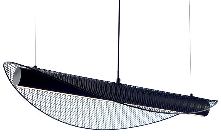 Φωτιστικό Κρεμαστο Aca DCR39212 MICHELLE Μαύρο Ματ (Black Mat) 3000K