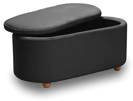 FOSTER ΣΚΑΜΠΟ VELVET GREY ΜΕ ΑΠΟΘ. ΧΩΡΟ 99Χ45X45εκ. 99Χ45X45εκ.