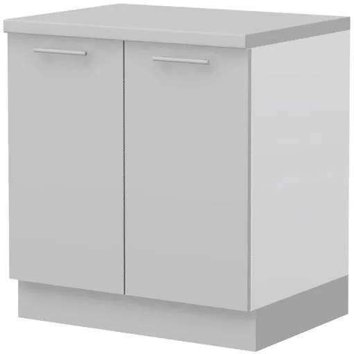 Πλαϊνό πάνελ επιδαπέδιου ντουλαπιού Tahoma LBP-K-Λευκό ματ