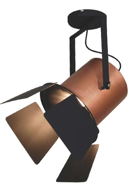 HL-3600-1XL-C ARLEN COPPER &amp; BLACK CEILING