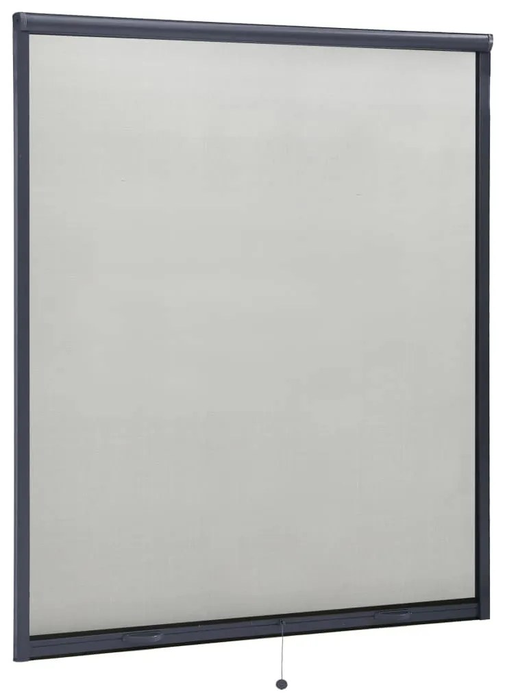 vidaXL Σήτα Παραθύρου Κάθετης Κίνησης Ανθρακί 160 x 170 εκ.