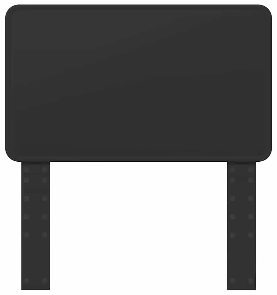 vidaXL Κεφαλάρι με κεφαλάρι Μαύρη Οξυά 90 cm Επεξεργασμένο ξύλο