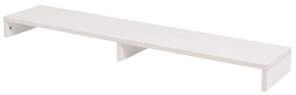 vidaXL Βάση Οθόνης Λευκή 110x23,5x9 εκ. από Μοριοσανίδα