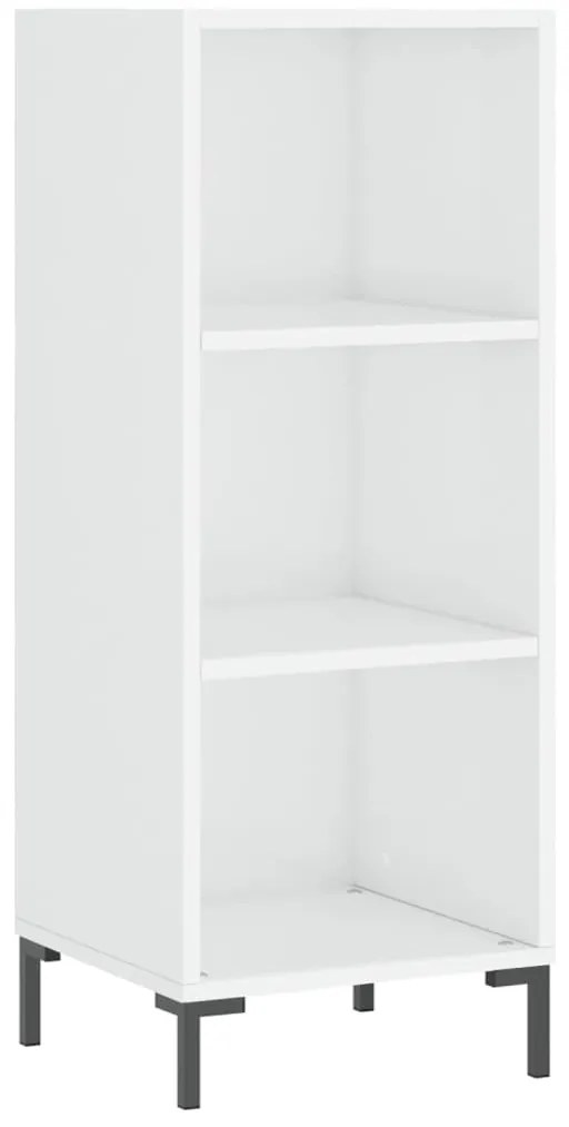 vidaXL Ντουλάπι Γυαλιστερό Λευκό 34,5 x 32,5 x 90 εκ. Επεξεργ. Ξύλο