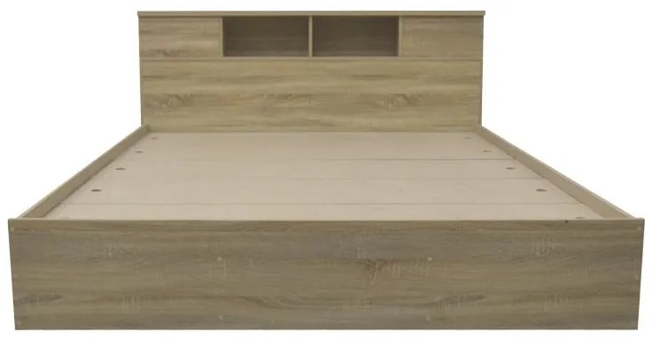 Κρεβάτι διπλό OLYMPUS σε φυσική απόχρωση 160x200εκ 167.5x221x84 εκ.