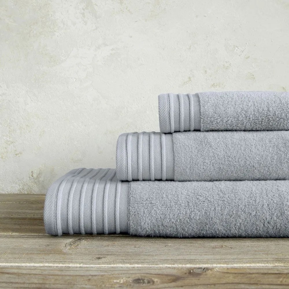 Πετσέτα Feel Fresh Steel Grey Nima Χεριών 40x60cm 100% Cotton
