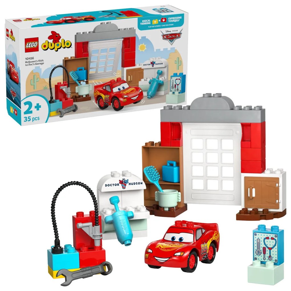 Lego 10456 Duplo McQueen's Visit to Doc's Garage για 2+ Ετών 35τμχ