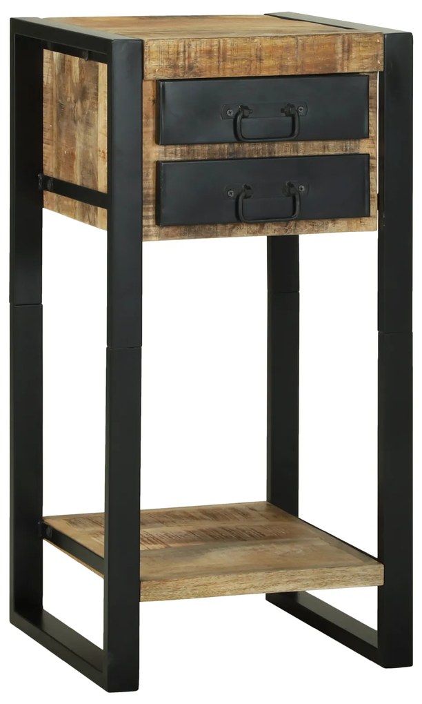 vidaXL Το stand τηλεφώνου 40x40x80 εκ. Στερεό τραχύ ξύλο μάνγκο