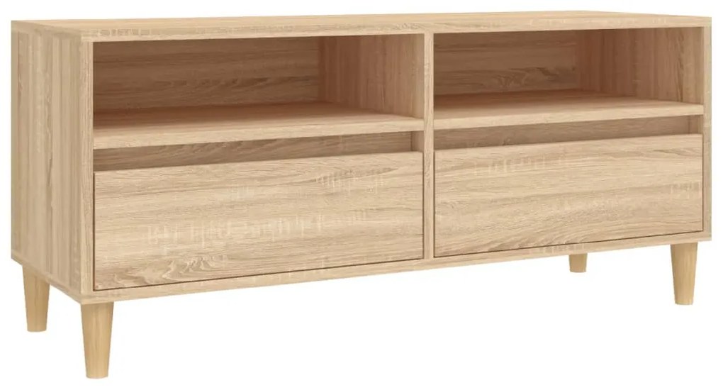 vidaXL Έπιπλο Τηλεόρασης Sonoma Δρυς 100 x 34,5 x 44,5 εκ. Επεξ. Ξύλο