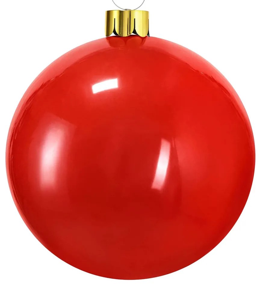 Χριστουγεννιάτικη Μπάλα Φουσκωτή (Φ45) K-M Red 491030250