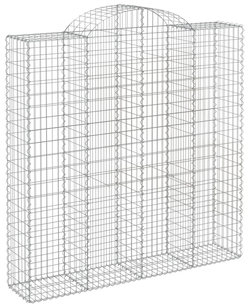 vidaXL Συρματοκιβώτια Τοξωτά 13 τεμ. 200x50x200/220 εκ. Γαλβαν. Ατσάλι