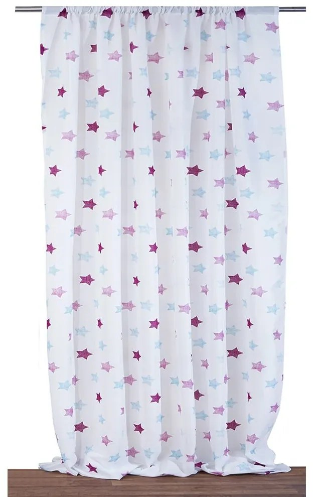 Κουρτίνα Παιδική Φράνκι Με Τρέσα Turqoise Viopros 280x270cm 280x270cm Βαμβάκι-Πολυέστερ