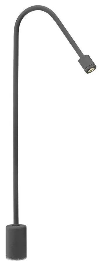 Φωτιστικό Δαπέδου 01233 2W 3000K LED 18x50cm Black Luma