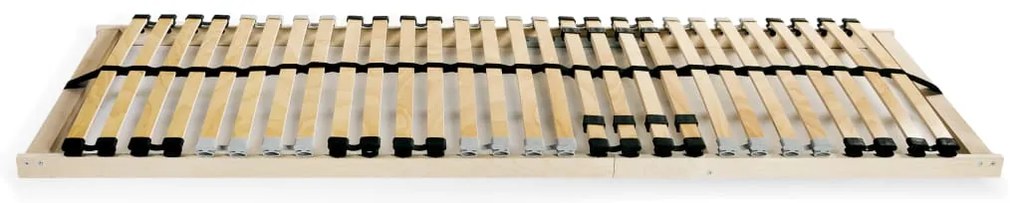 vidaXL Τελάρο Κρεβατιού με 28 Σανίδες &amp; 7 Ζώνες 80 x 200 εκ.