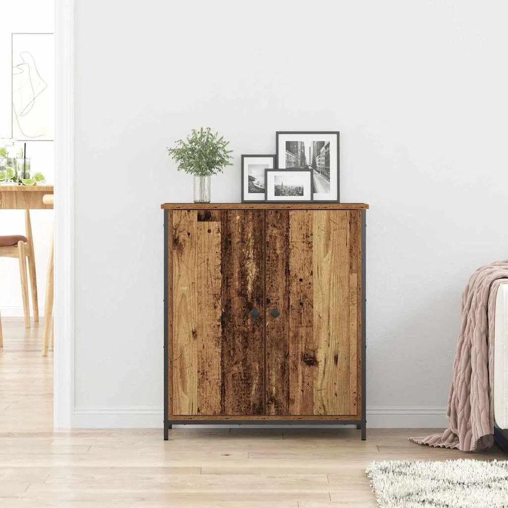 vidaXL Πλαϊνό γραφείο Παλαιό ξύλο 70 x 30 x 80 εκ. Επεξεργασμένο ξύλο
