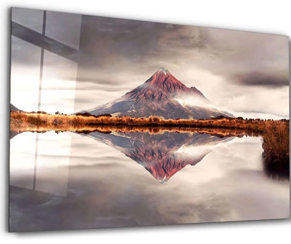 Πίνακας Γυάλινος 672BRS2057 110x70cm Multi Wallity Οριζόντιοι Glass