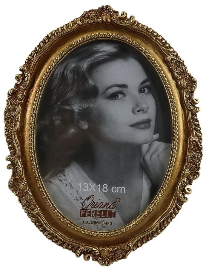 Κορνίζα Polyresin Χρυσή 13x18εκ. Oriana Ferelli® XL24083157