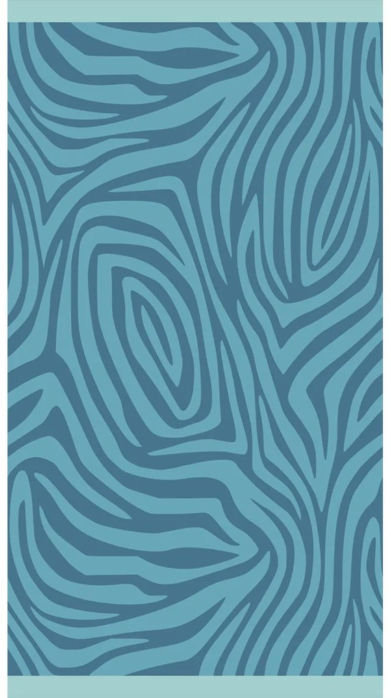 Πετσέτα Θαλάσσης (86x160) Melinen Zebra Blue
